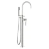 Vado Origins Bath Shower Mixer with Shower Kit Single Lever With Swivel Spout