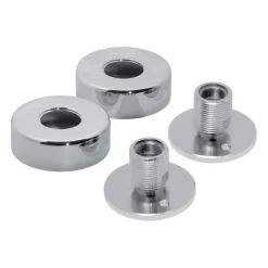 Vado Pair of Wall Mounting Shower Brackets with Shrouds