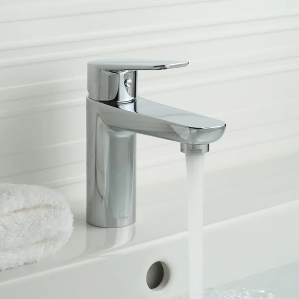 Vado Photon Single Lever Mono Basin Mixer with Clicker Waste