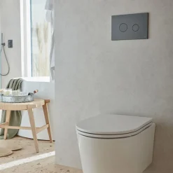 Vado Round Button Flush Plate