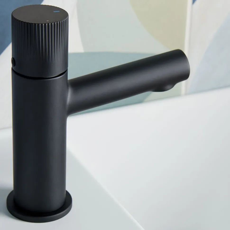 Vado Safari Cold Start Leverless Mini Mono Basin Mixer Tap with Optional Universal Basin Waste