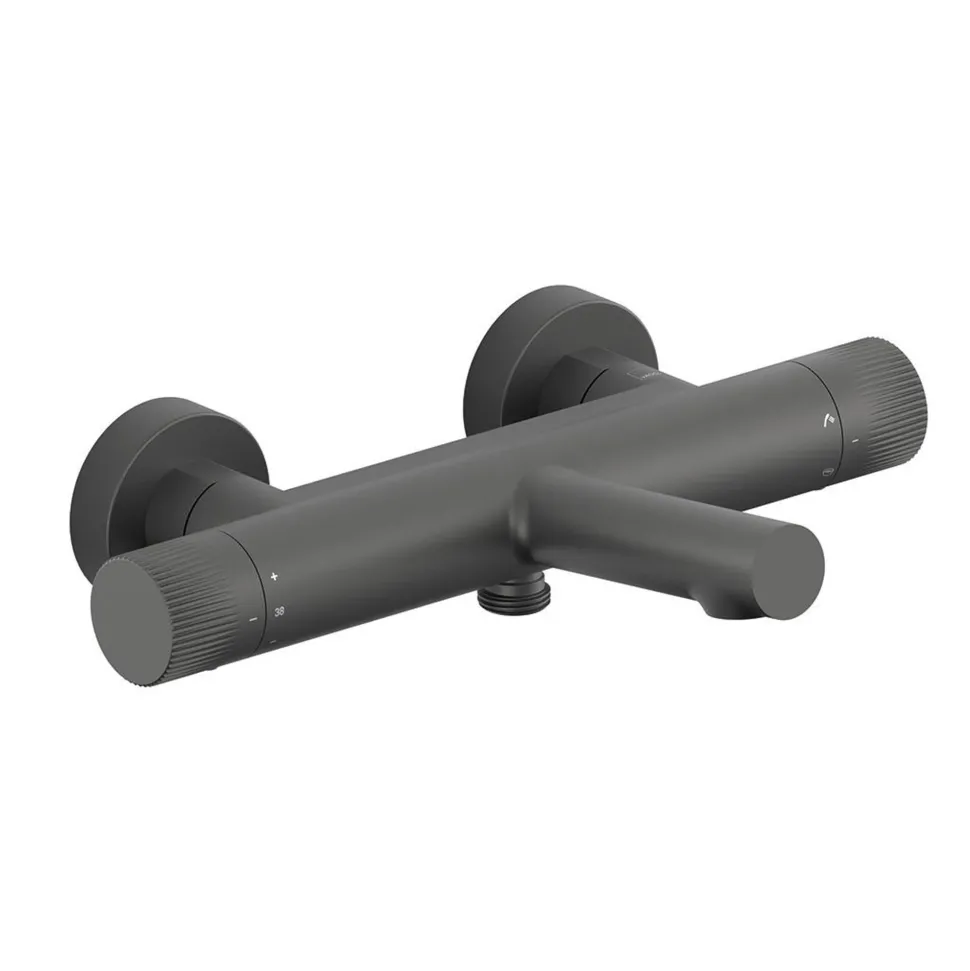 Vado Safari Exposed Thermostatic Leverless Wall Mounted Bath Shower Mixer Tap