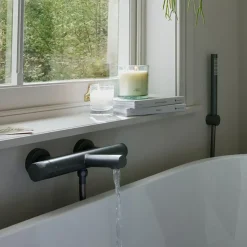 Vado Safari Exposed Thermostatic Leverless Wall Mounted Bath Shower Mixer Tap
