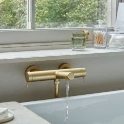 Vado Safari Exposed Thermostatic Wall Mounted Bath Shower Mixer Tap