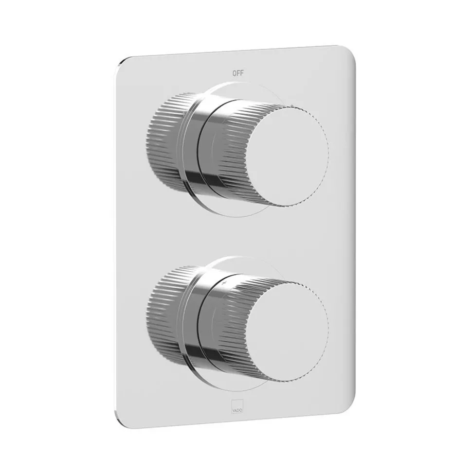 Vado Safari Leverless 2 Outlet Concealed Thermostatic Shower Valve