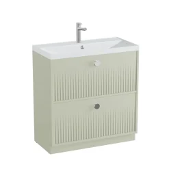 Vado Safari 800mm Fluted Floorstanding Vanity Unit & Basin