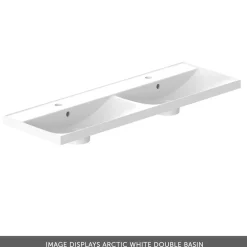 Vado Safari 1200mm Fluted Floorstanding Vanity Unit & Double Basin