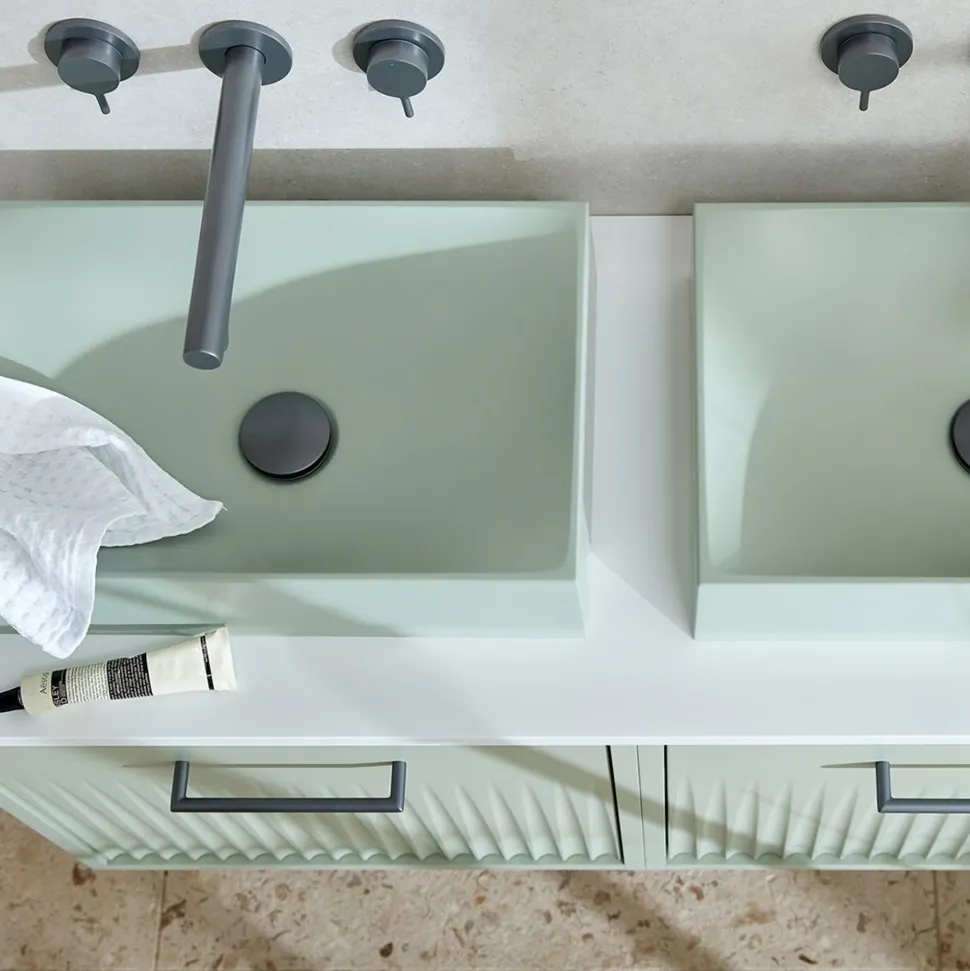 Vado Safari Rectangular Smooth Countertop Basin
