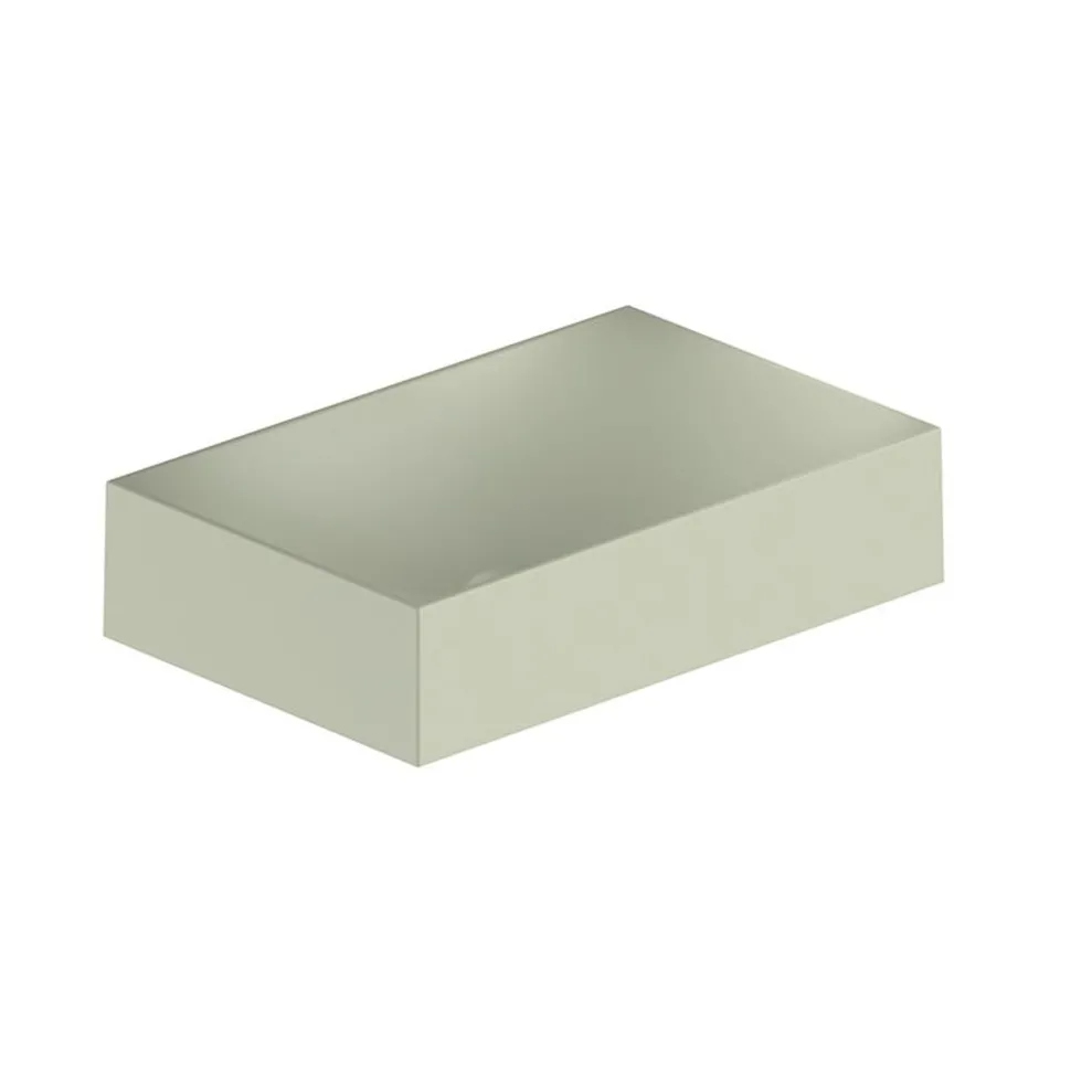 Vado Safari Rectangular Smooth Countertop Basin