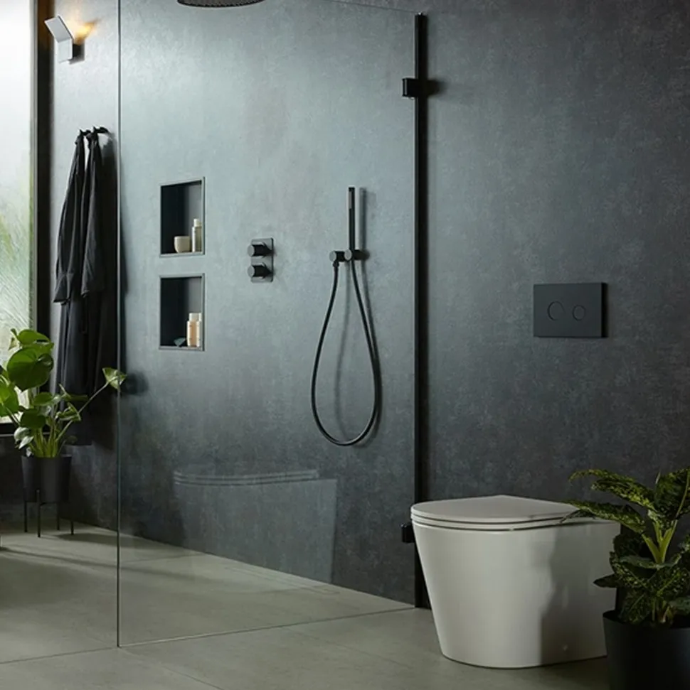 Vado Safari Round Back to Wall Toilet & Soft Close Slimline Seat