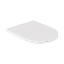 Vado Safari Slimline Soft Close Round Toilet Seat for Back to Wall Toilet
