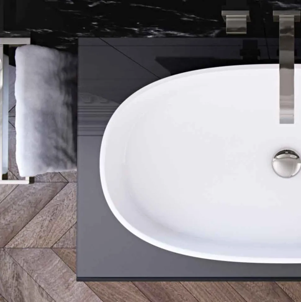 Vado Shama Wall Mounted Double Towel Rail - 350mm