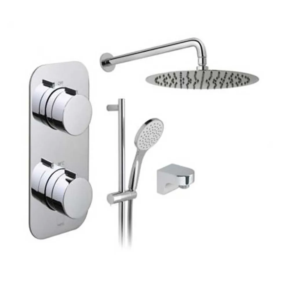 Vado Tablet Altitude 2 Outlet Concealed Thermostatic Shower Valve Package