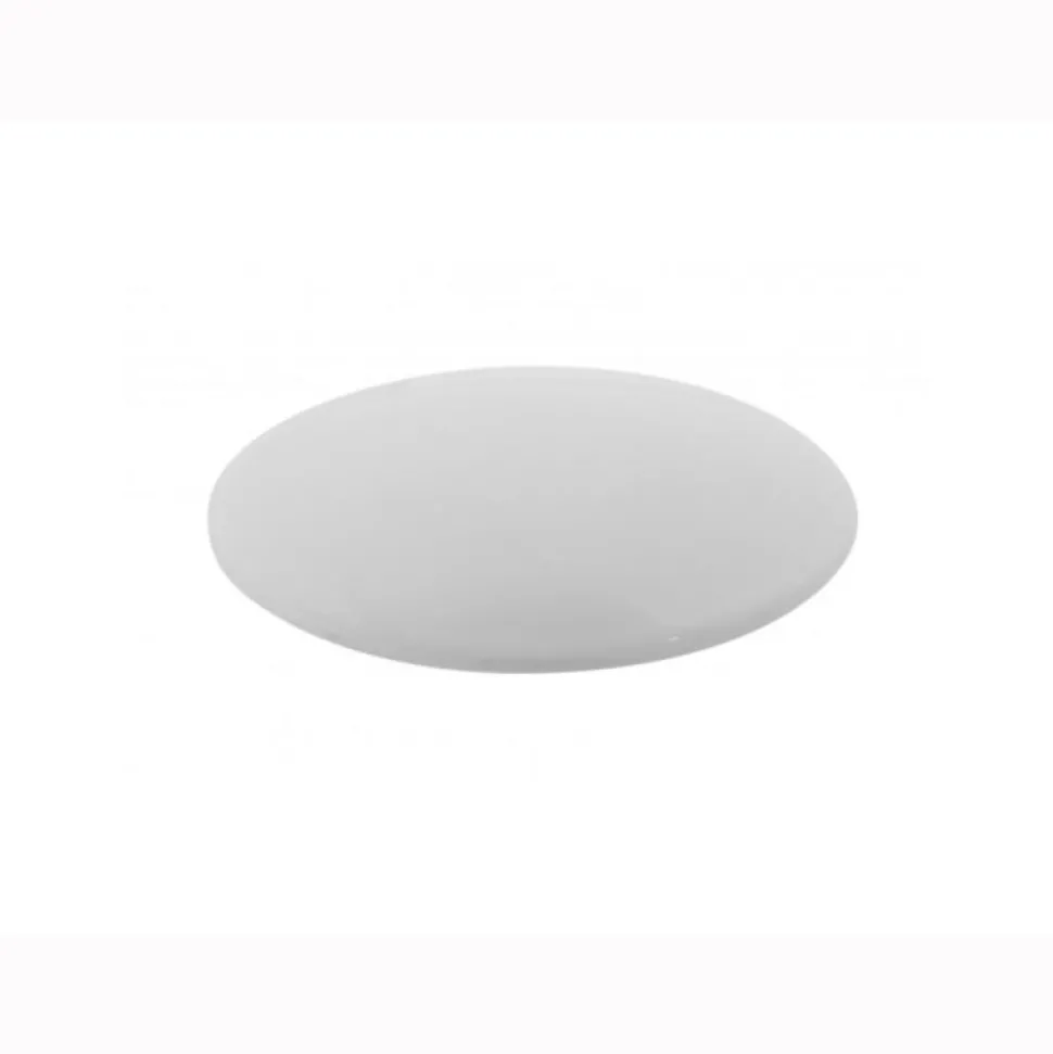 Vado Universal Round Ceramic Basin Waste Cover Cap - White