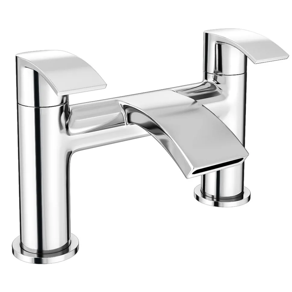Vellamo Alpine Complete Bathroom Suite with Shower Bath & Rimless Toilet