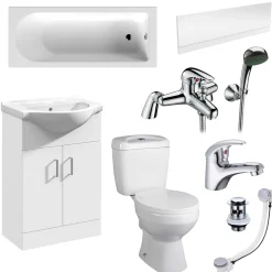 Vellamo Alpine Complete Bathroom Suite