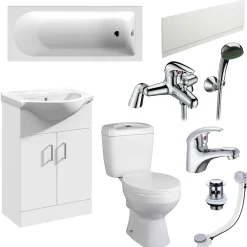 Vellamo Alpine Complete Bathroom Suite