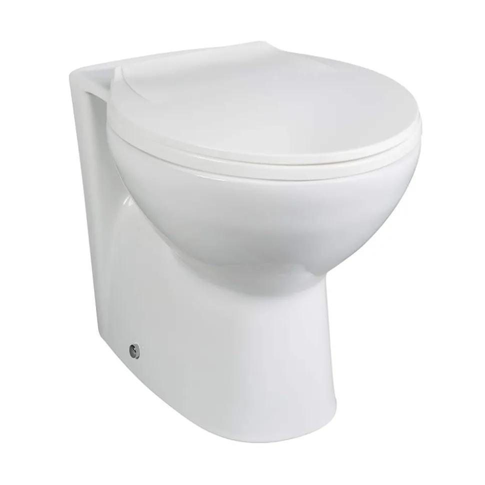 Vellamo Alpine 950mm 1 Door Combination Basin & Toilet Suite - Gloss White