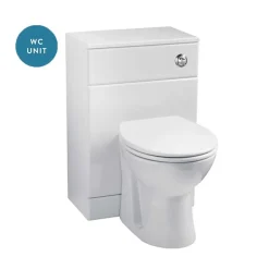 Vellamo Alpine 1350mm 3 Door Furniture Suite with Back to Wall Toilet & Concealed Cistern - Gloss White