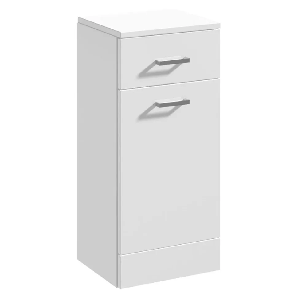 Vellamo Alpine 350mm White Laundry Basket