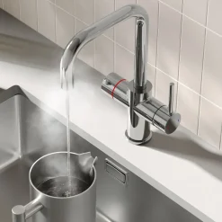 Vellamo Altair 3-in-1 Instant Boiling Water Tap with Boiler & Filter