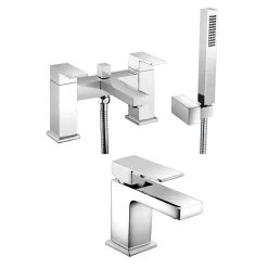 Vellamo Aspire Basin Mixer & Bath Shower Mixer Pack
