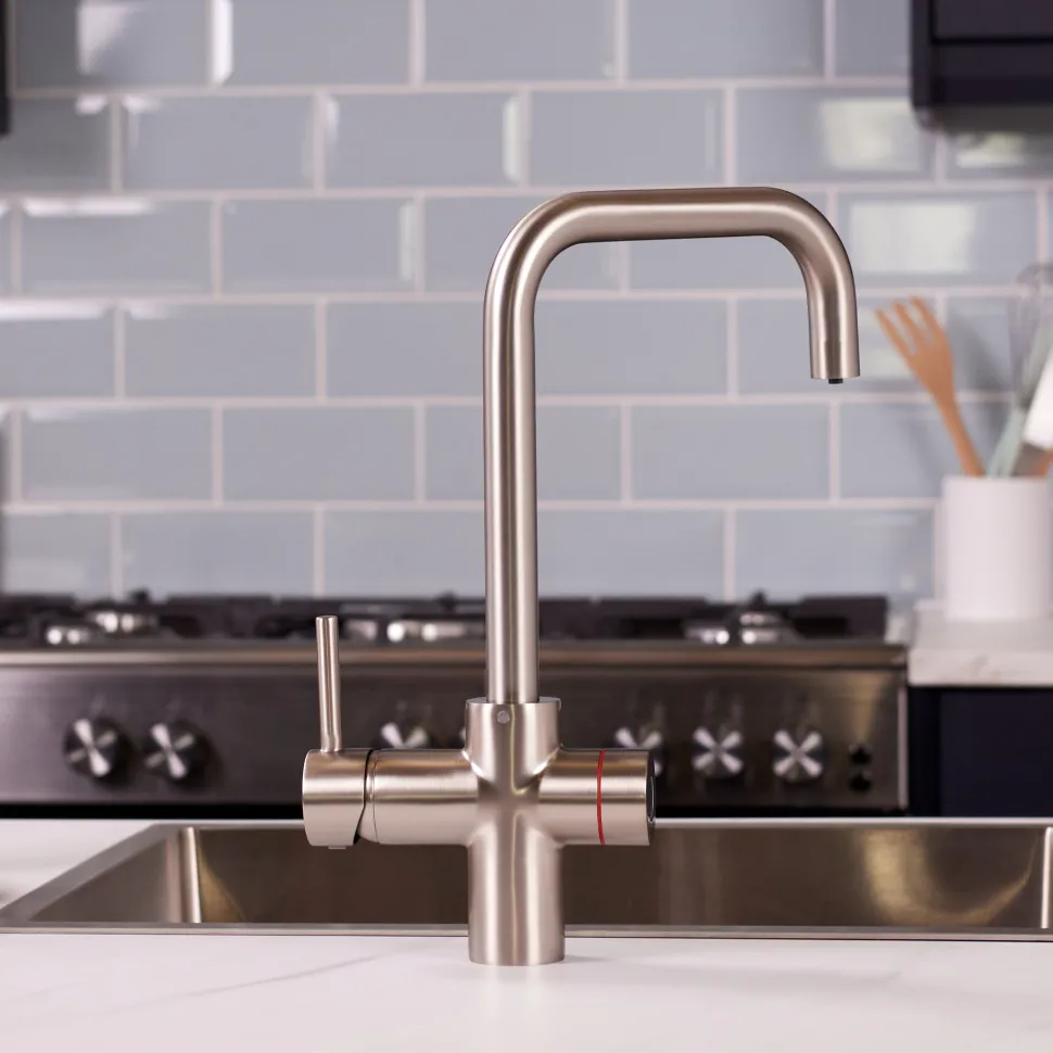 Vellamo Biometric 3-in-1 Fingerprint Instant Boiling Water Tap with WRAS-Approved Boiler & Filter