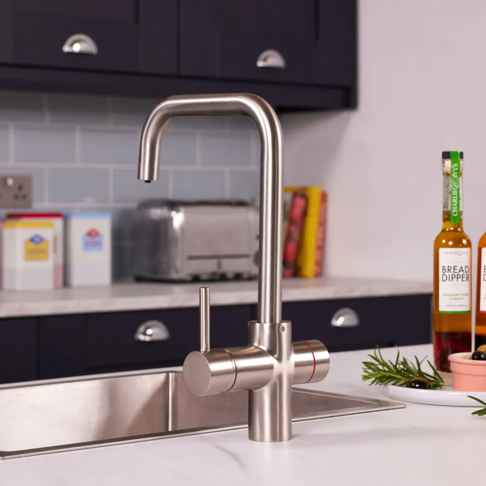 Vellamo Biometric 3-in-1 Fingerprint Instant Boiling Water Tap with WRAS-Approved Boiler & Filter