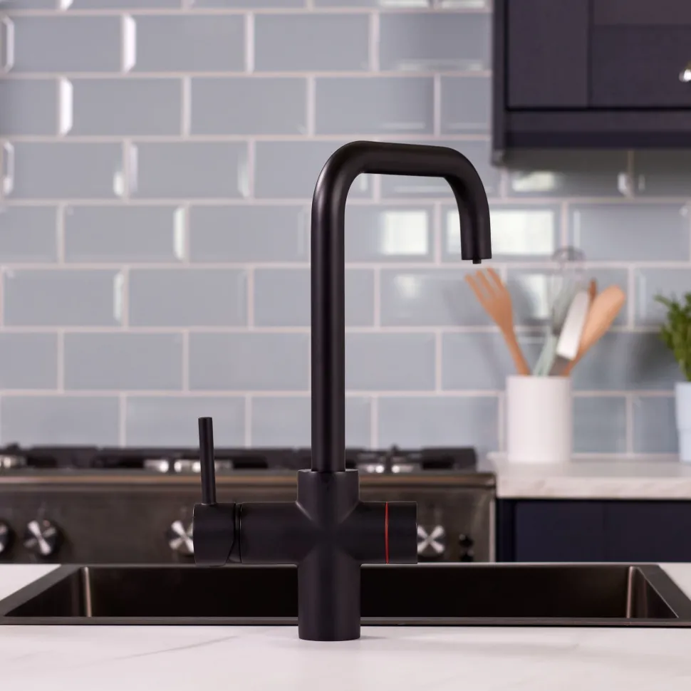 Vellamo Biometric 3-in-1 Fingerprint Instant Boiling Water Tap with WRAS-Approved Boiler & Filter