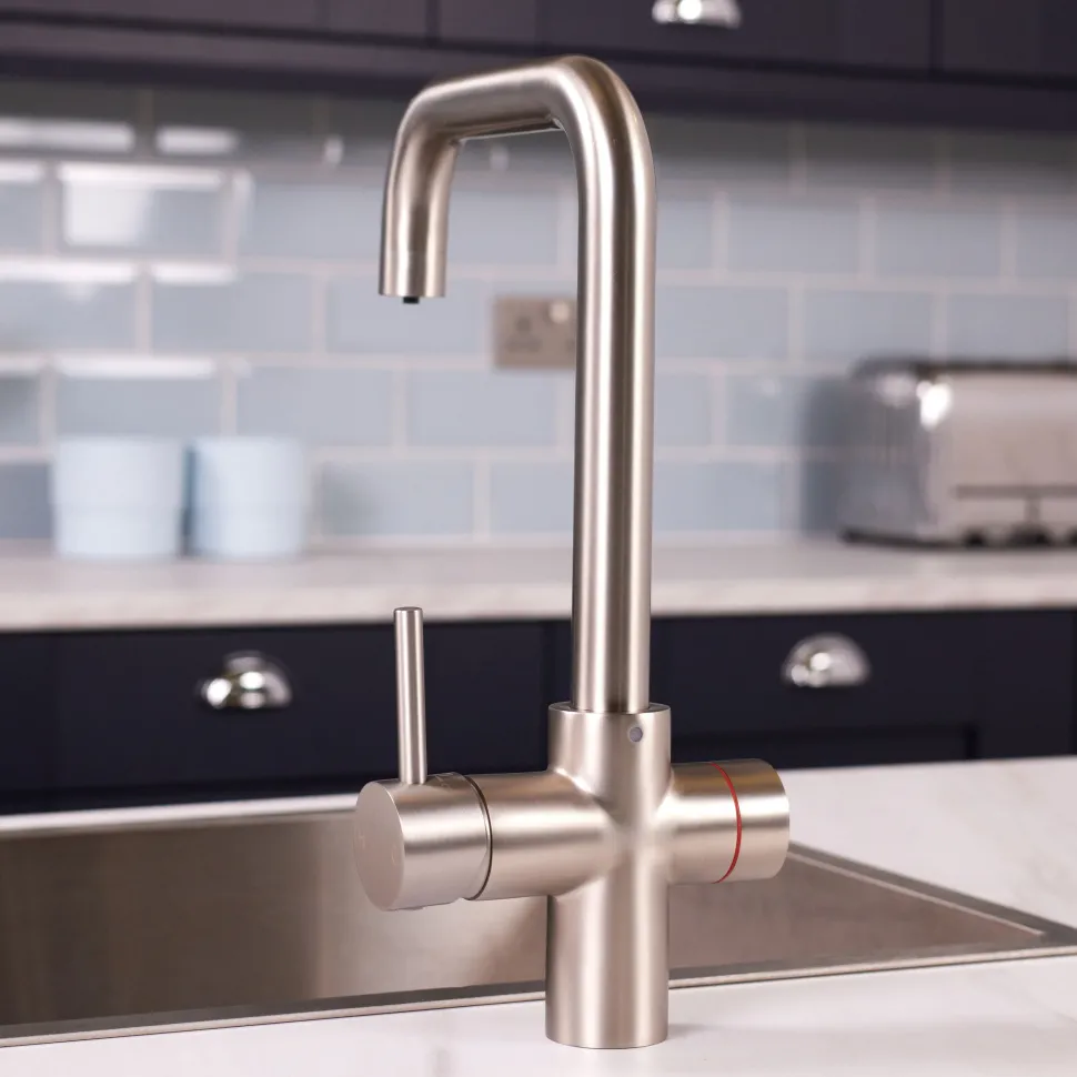 Vellamo Biometric 4-in-1 Fingerprint Instant Boiling Water Tap with WRAS-Approved Boiler & Filter