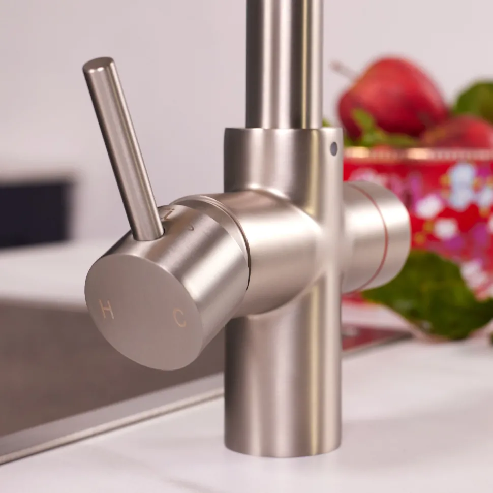 Vellamo Biometric 4-in-1 Fingerprint Instant Boiling Water Tap with WRAS-Approved Boiler & Filter