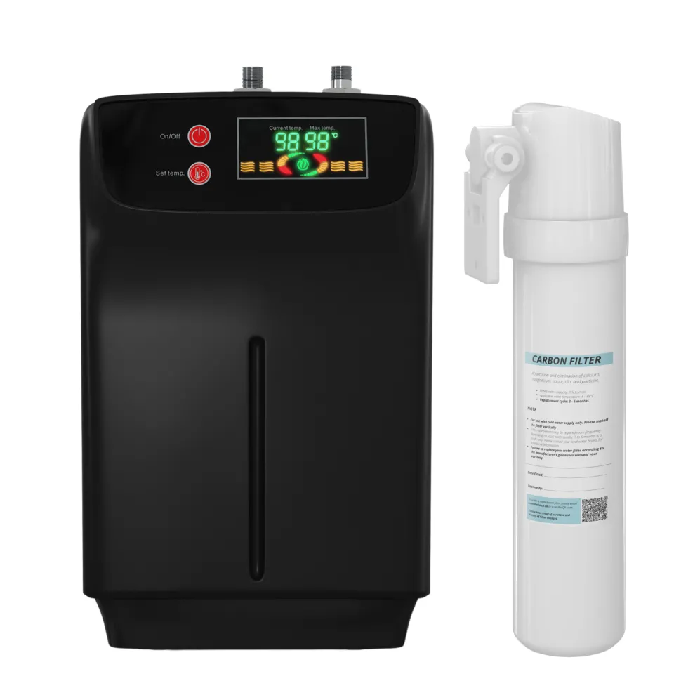 Vellamo Biometric 4-in-1 Fingerprint Instant Boiling Water Tap with WRAS-Approved Boiler & Filter