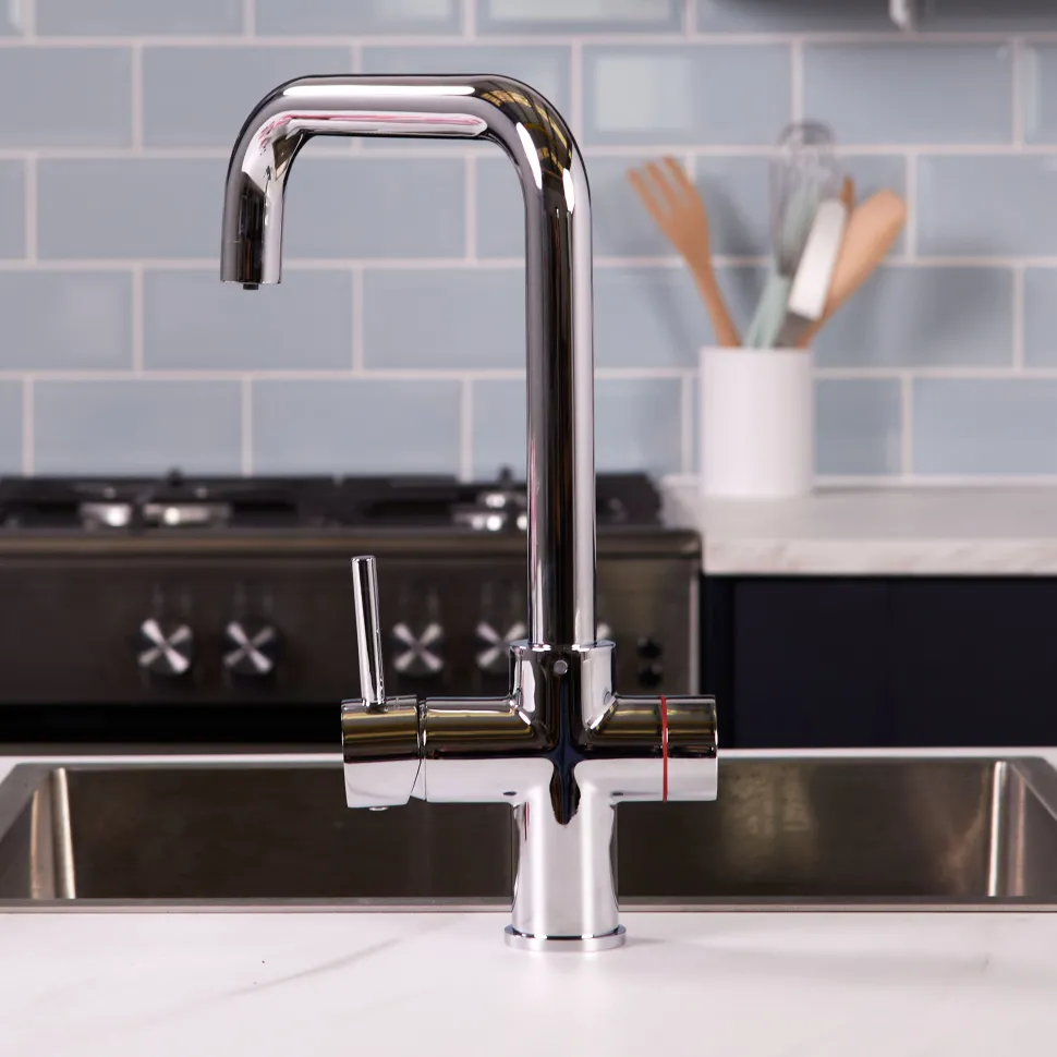 Vellamo Biometric 4-in-1 Fingerprint Instant Boiling Water Tap with WRAS-Approved Boiler & Filter