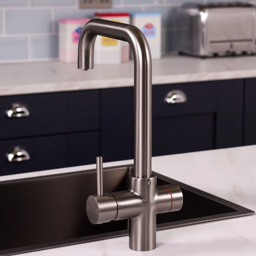 Vellamo Biometric 4-in-1 Fingerprint Instant Boiling Water Tap with WRAS-Approved Boiler & Filter