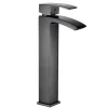 Vellamo City Matt Black Tall Basin Mixer Tap