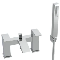 Vellamo City Waterfall Basin Mixer & Bath Shower Mixer Pack