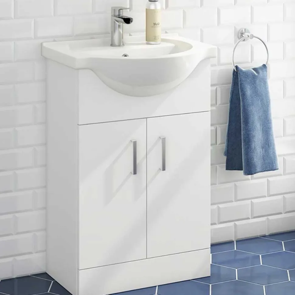 Vellamo Connect Complete Modern Bathroom Suite with Vanity Unit