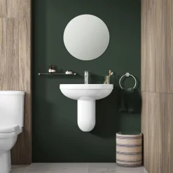 Vellamo Connect 555mm Semi Pedestal & Basin