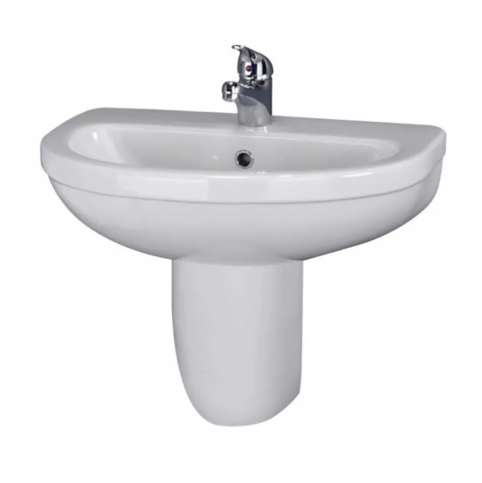 Vellamo Connect 555mm Semi Pedestal & Basin
