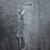 Vellamo Cool Touch Thermostatic Shower Set with Large Thin Fixed Head