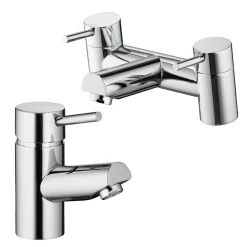 Vellamo Curvo Basin Mixer & Bath Filler Pack