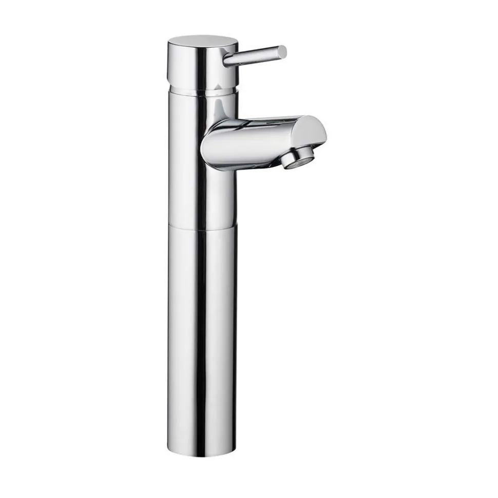 Vellamo Curvo Tall Basin Mixer with Clicker Waste