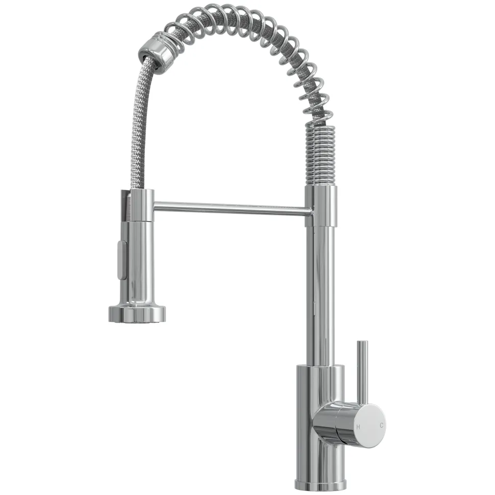 Vellamo Dalston Single Lever Mono Kitchen Mixer Tap with Flexi Spray