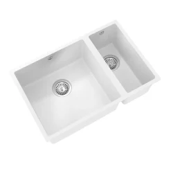 Vellamo Designer 1.5 Bowl Comite Composite Inset/Undermount Kitchen Sink & Waste - 670 x 440mm