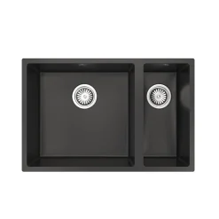 Vellamo Designer 1.5 Bowl Comite Composite Inset/Undermount Kitchen Sink & Waste - 670 x 440mm