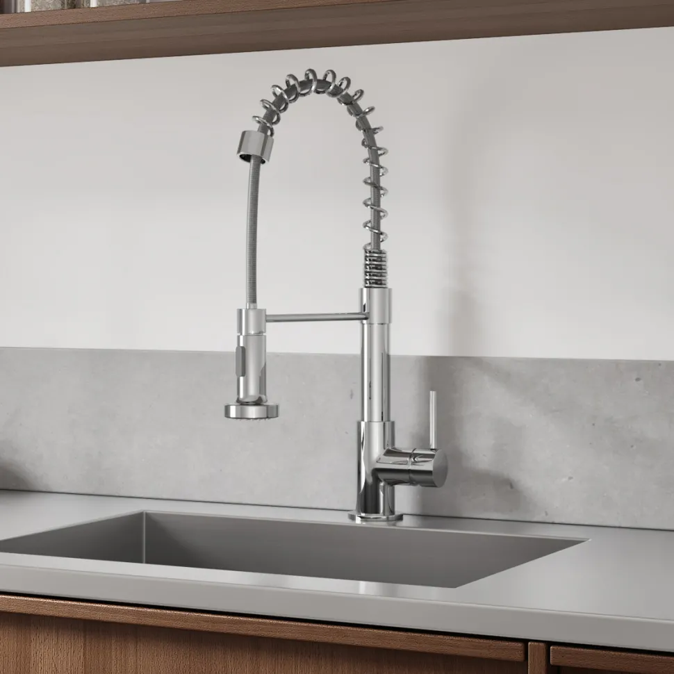 Vellamo FlexiSpray Kitchen Sink Mixer with Flexible / Movable Multi-Function Spray
