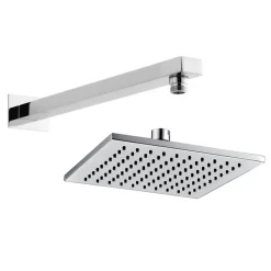 Vellamo Forte 200mm ABS Fixed Shower Head & Arm