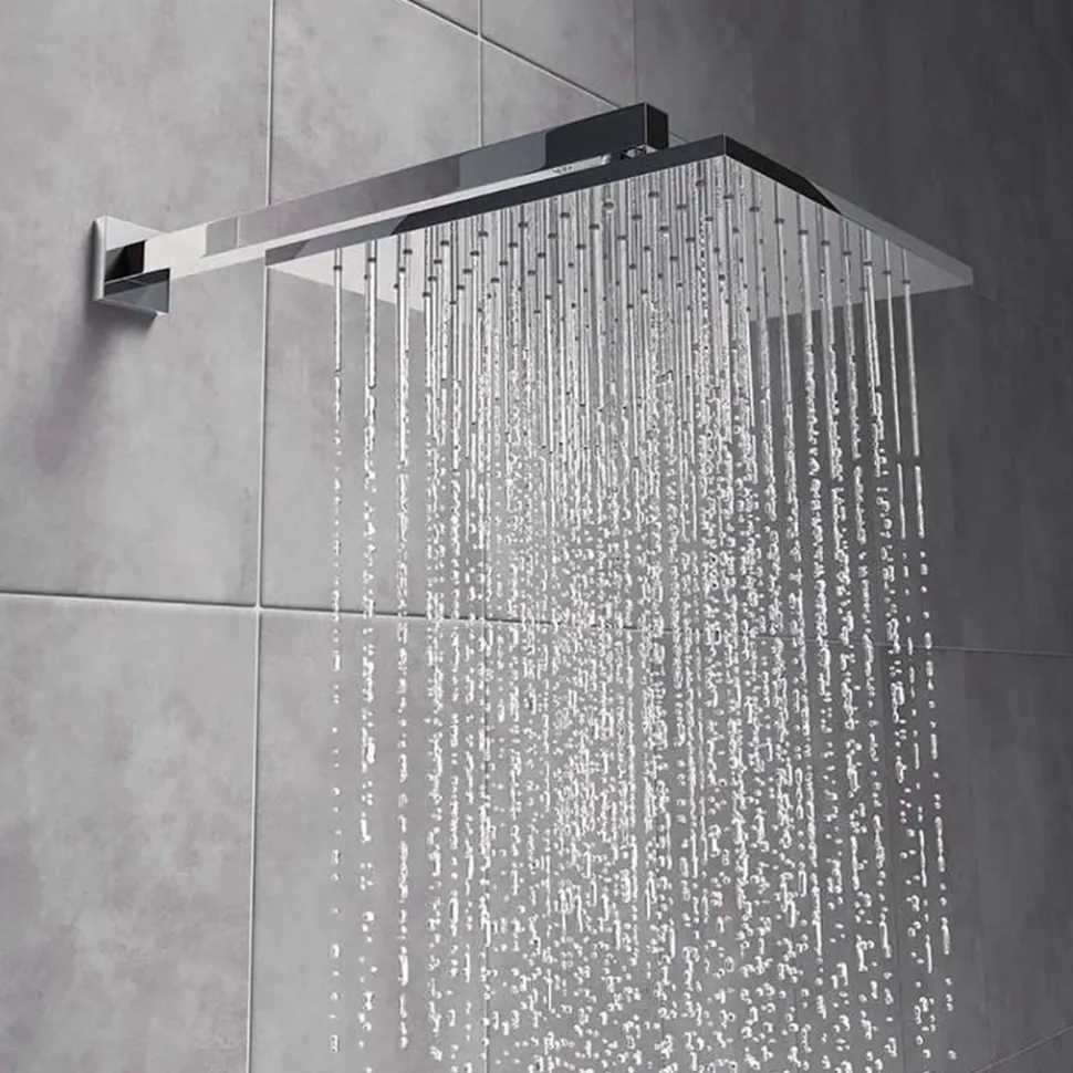 Vellamo Forte Square ABS Fixed Shower Head 200mm