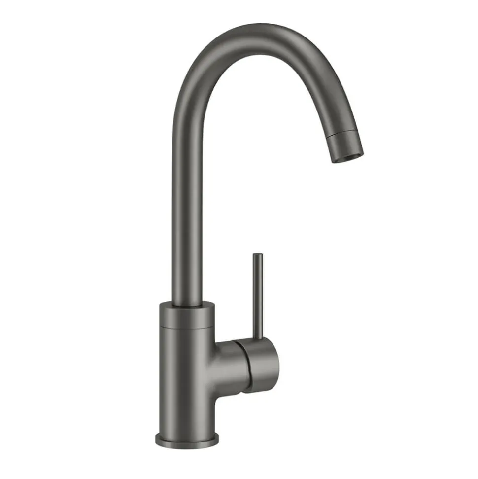 Vellamo Kara Single Lever Mono Kitchen Mixer Tap - Gunmetal