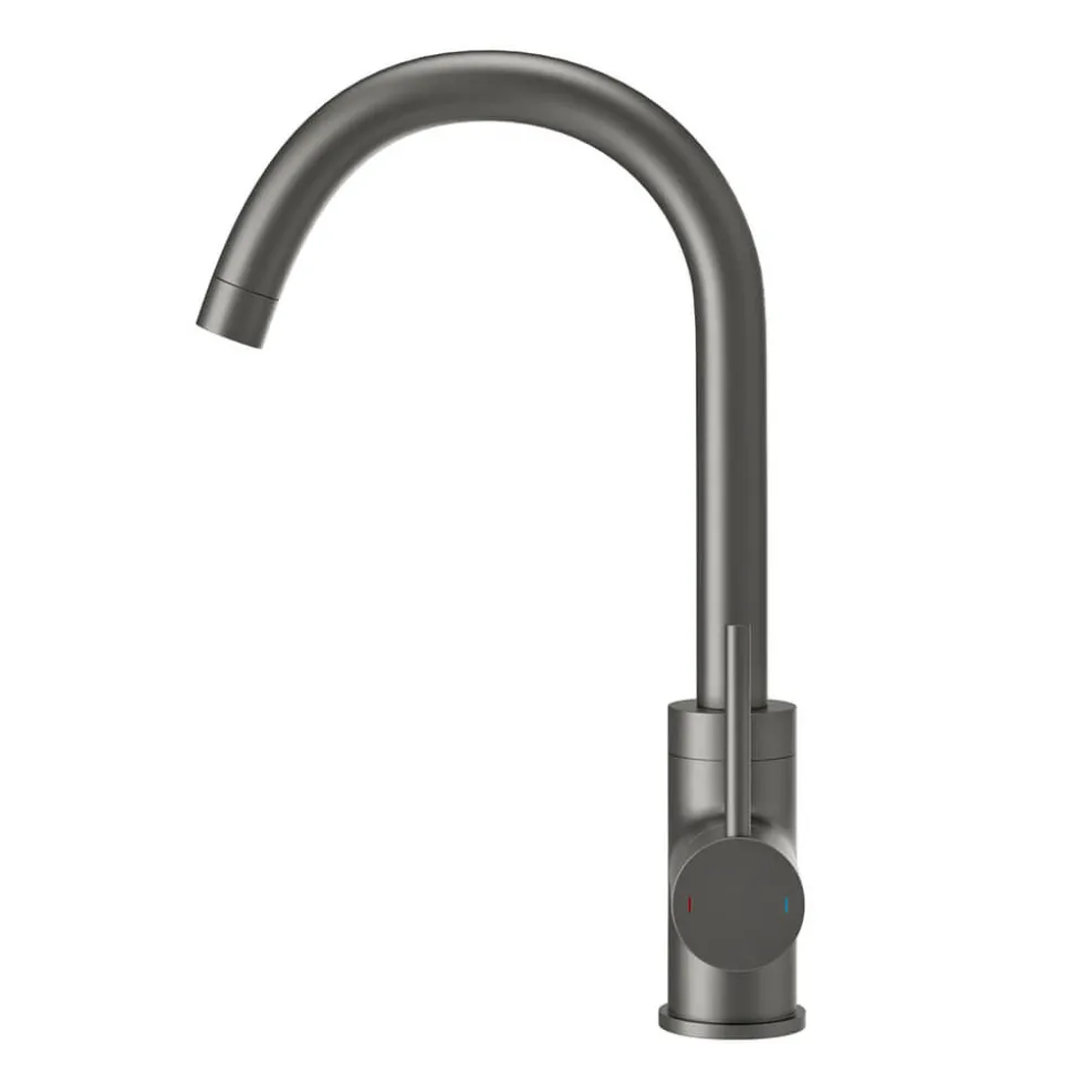 Vellamo Kara Single Lever Mono Kitchen Mixer Tap - Gunmetal